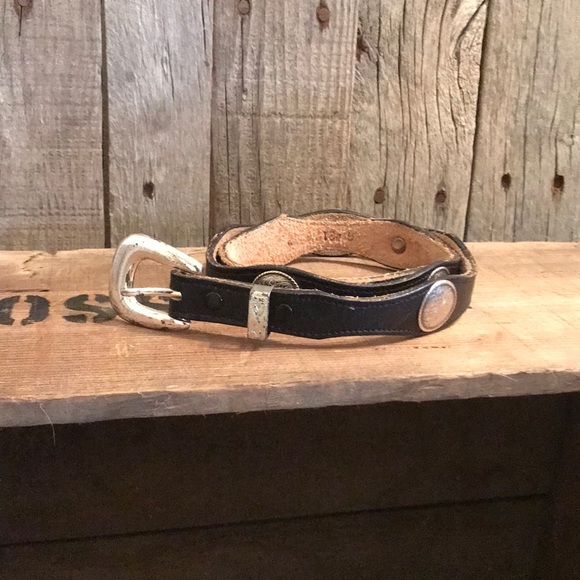 Vintage Leather Cowgirl Belt - Picture 1 of 6
